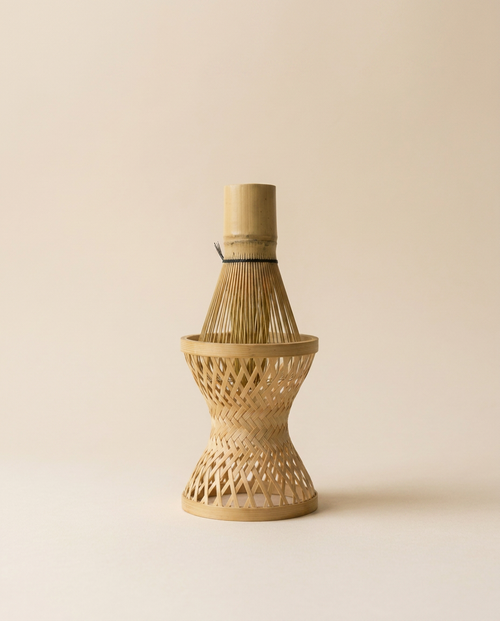 Bamboo chasen naoshi with whisk